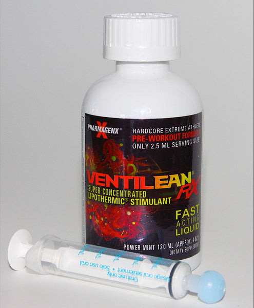 Ventilean RX - a fast acting, super concentrated liquid pre-workout supplement
